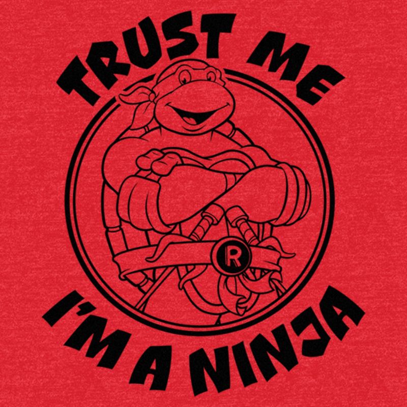 Men's Teenage Mutant Ninja Turtles Raphael Trust me I'm a Ninja T-Shirt, 2 of 6
