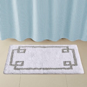 24x72" Cotton Tufted Bath Rug, Water Absorbing Carpet at the Bathroom Entrance - 1 of 3
