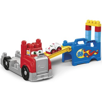 mega bloks first builders fast tracks racing rig