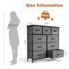 ALEXOUN Drawers Dresser with for Bedroom,with Fabric Drawers and Metal Frame,Storage Tower Organizer for Closet, Kids Room, Living Room - 3 of 4