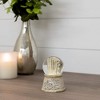 Keep Hope in Heart Distressed Ivory 4 x 5 Glitter Water Globe Decoration - 2 of 3