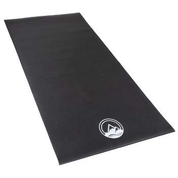 Exercise Bike Mat - 30x60in Non-Slip Waterproof Indoor Cycle or Treadmill Pad by Wakeman