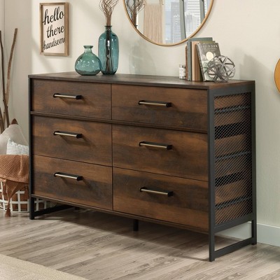 Sauder Briarbrook 6 Drawer Dresser Barrel Oak