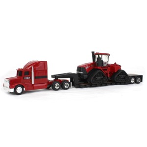 ERTL 1/64 Case IH AFS Connect Steiger 620 Quadtrac with Semi & Lowboy Trailer, 44278 - 1 of 4