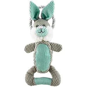 Outward Hound Scrunch Bunch Bunny Interactive Plush Squeaky Dog Tug Toy - 1 of 1
