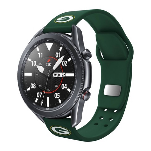 Nfl Green Bay Packers Samsung Watch Compatible Silicone Sports Band : Target