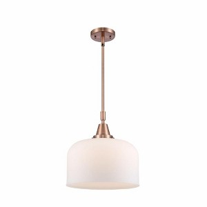 Bell - 1 Light Stem Hung Mini Pendant In Industrial Style-14.13 Inches Tall and 12 Inches Wide - 1 of 1