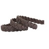 INSPIRE CHIC Women's Skinny Braided Adjustable Pin Buckle Belt - 4 of 4