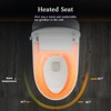 Dyonery Smart Toilet with Heated Seat and Night Light, Tankless Toilets for Bathroom, Auto Flush, Auto Open Close Lid/Seat,Slow Close - 4 of 4