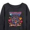 Women's - Marvel - Guardians of the Galaxy Cosmic Tour Lightweight French Terry Wide Neck Long Sleeve Shirt - 2 of 4