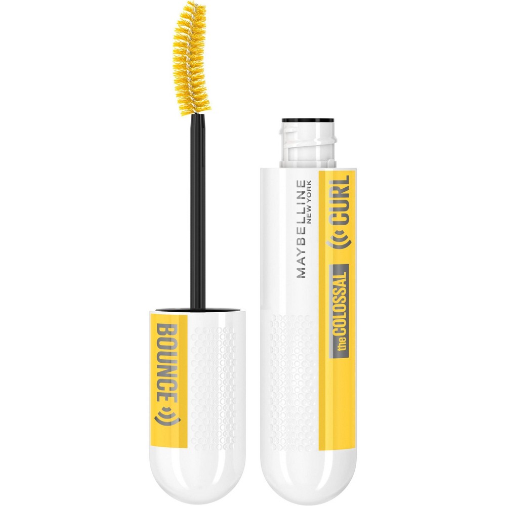 Photos - Mascara Maybelline Colossal Curl Bounce Washable  - Blackest Black - 0.33 fl oz Washable Blackest Black 