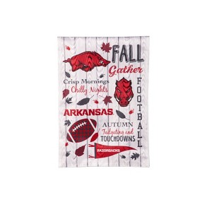 Evergreen University of Arkansas Garden Flag 12 x 18 Inches Indoor Outdoor Decor - 1 of 1