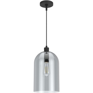 Lochemeade with Seeded Glass Large Pendant Ceiling Light Fixture - Hunter Fan - 1 of 3