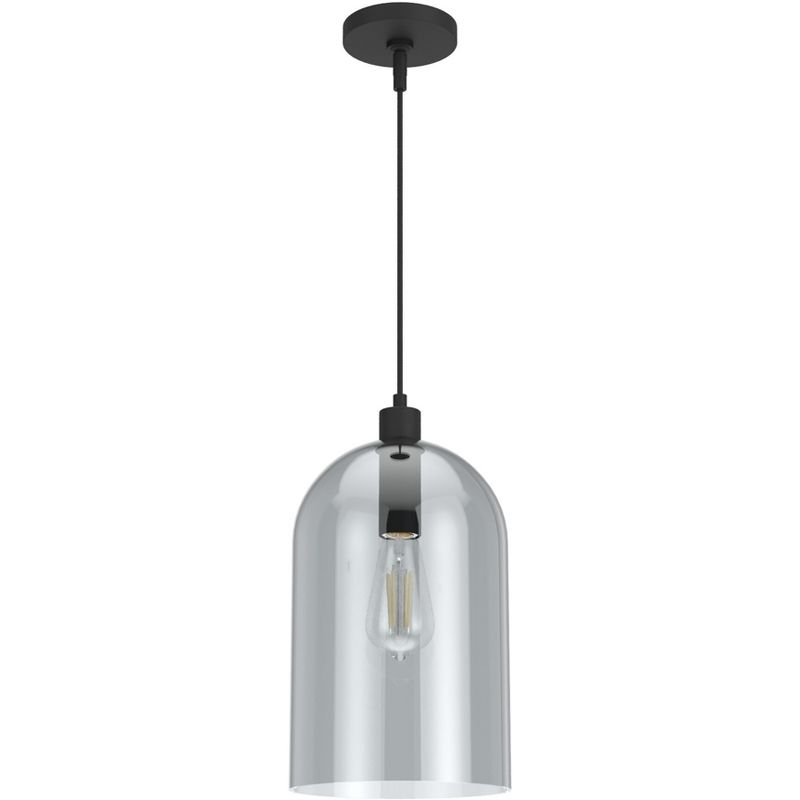 Lochemeade with Seeded Glass Large Pendant Ceiling Light Fixture - Hunter Fan, 1 of 4