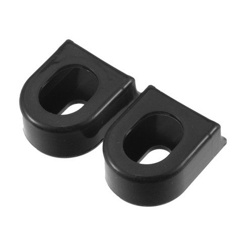 Unique Bargains Silicone Bicycle Cycling Crank Boot Protectors Black 2 ...