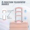 KTMBDW Luggage 3 Piece Set Suitcase Spinner Hardshell Lightweight TSA Lock (Gradient) - 4 of 4