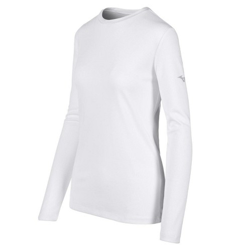 Womens white long hot sale sleeve athletic shirt