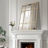 Lirago Wrought Iron Rectangular Gold Panel Wall Mirror 0.78" D x 30" W x 39" H - 2 of 4