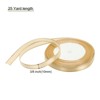 Unique Bargains Double Face Wide Satin Ribbon with Gold Edges for Wedding Bouquet - 2 of 4