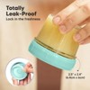 12pk Prep Baby Food Storage Containers, 4 oz Leak-Proof, BPA Free Glass Baby Food Jars for Feeding - 2 of 4