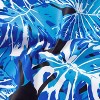 PATPAT Family Matching Swimwear Floral Print Ruffled One Piece Swim Trunks Shorts - 4 of 4