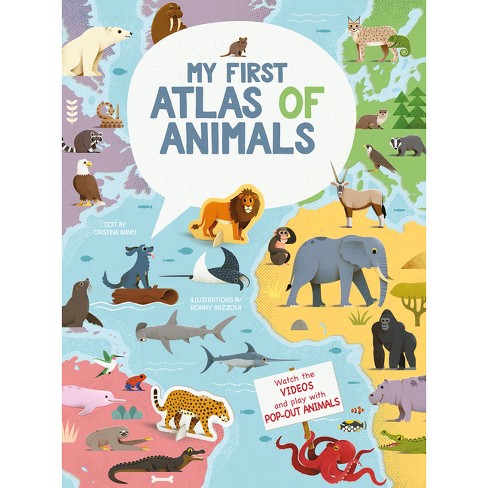 My First Atlas Of Animals - By Cristina Banfi (board Book) : Target