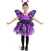 Joyfy Cute Halloween Costume for Child Girl Purple Sweet Butterfly Costume - 3 of 4