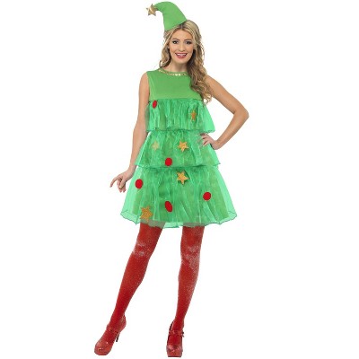 Smiffy Christmas Tree Dress Women s Costume Target