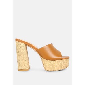 Shuri Open Toe High Block Heel Sandals - 1 of 4
