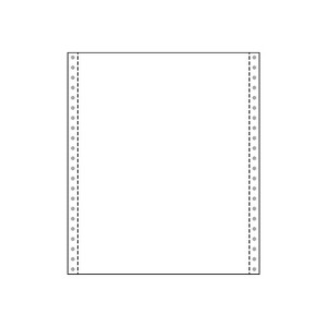 Printworks Professional 2 Part Blank Computer Paper 9.5" x 11" 13 lbs. White 1400 Sheets/Carton - 1 of 2