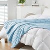 Queen Size 20lbs Cooling Weighted Blanket, Soft Machine Washable, 60x80 Blue - 4 of 4
