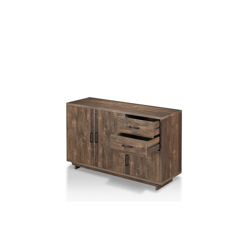 Iohomes Frakes Contemporary Buffet Table Natural Tone - HOMES: Inside + Out, 5 of 13