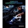 HONGGE Cordless Handheld Vacuum Cleaner with LED Display 9000mAh 4 Attachments Washable HEPA Filter for Car & Home - 2 of 4