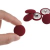 Unique Bargains DIY Craft Metal Shank Cotton Covered Round Sewing Buttons 20 Pcs - 4 of 4