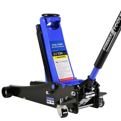 3.5 Ton Low Profile Floor Jack, Hydraulic Jack With Dual Pumps Long Handle Quickly Lifting, Heavy-Duty Lifting Stand 7000 Lbs