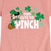 Girls' - Disney - Too Cute To Pinch Fitted Short Sleeve Graphic T-Shirt - 2 of 4