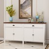 Famapy Kitchen Sideboard Buffet Cabinet 4 Doors 2 Drawers Big Storage - image 2 of 4