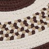 Colonial Mills Flowers Bay - Brown 3 Ft round Round Rug Indoor/Outdoor 100% Polypropylene - 4 of 4