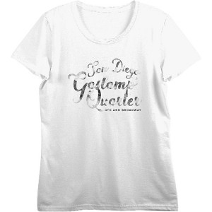 San Diego Gaslamp Quarter 4th and Broadway Women's Crew Neck Short Sleeve Top - 1 of 3