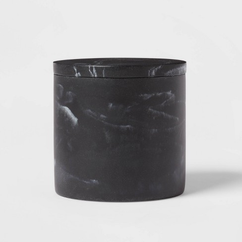Marble Bath Canister Black - Threshold™: Resin Bathroom Accessories ...