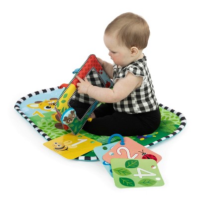 Colorful Multisensory Tummy Time Playmat with Mirror