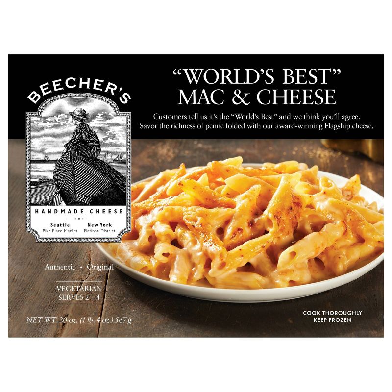Beecher&#39;s Frozen Handmade Cheese Frozen &#34;World&#39;s Best&#34; Mac &#38; Cheese - 20oz, 1 of 8