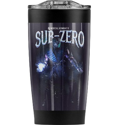 Mortal Kombat Sub-Zero Steel Tumbler 20oz Coffee Travel Mug