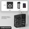 DORESshop 2-Pack 0.5W Plug-in Light Sensor Night Lights, Solar-Inspired Decorative Design, Black Housing, 3000K Warm White + RGB - 3 of 4