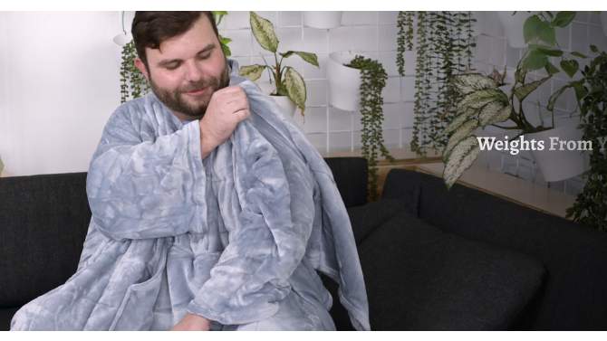Ella Jayne Wearable Weighted Snuggle Blanket, 2 of 6, play video