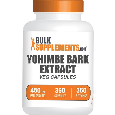 BulkSupplements Yohimbe Extract Capsules