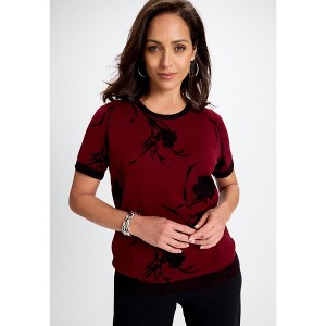 Jessica London Fine Gauge Crewneck Shell - 1 of 4