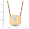 Black Bow Jewelry 14k Yellow Gold Plated Sterling Silver Delta Delta Delta Greek Life Necklace 18 Inch - 2 of 4
