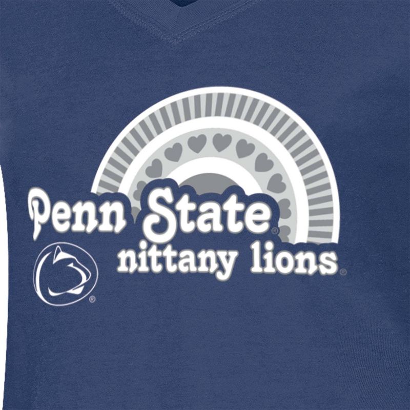 NCAA Penn State Nittany Lions Girls&#39; V-Neck T-Shirt, 3 of 4