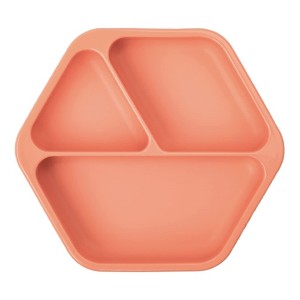 Tiny Twinkle Silicone Suction Divided Plate Baby/Toddler Dish for Independent Eating - 1 of 4